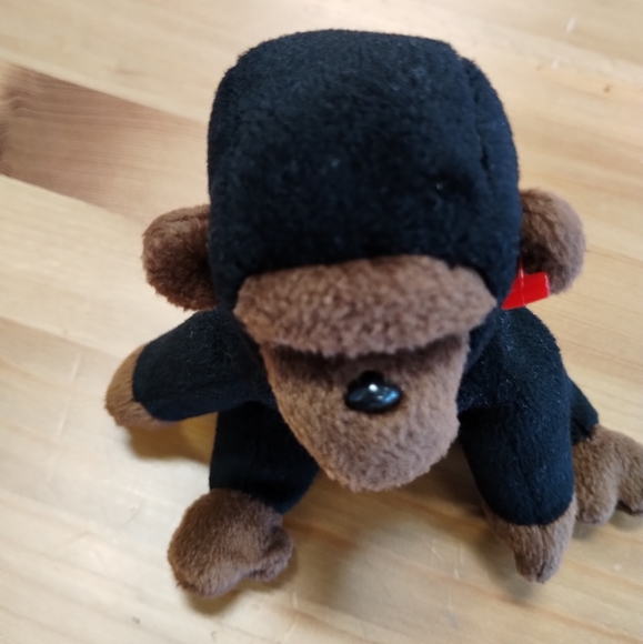 โTy Beanie Babies' Congo the Black Gorilla 6in - Picture 6 of 12